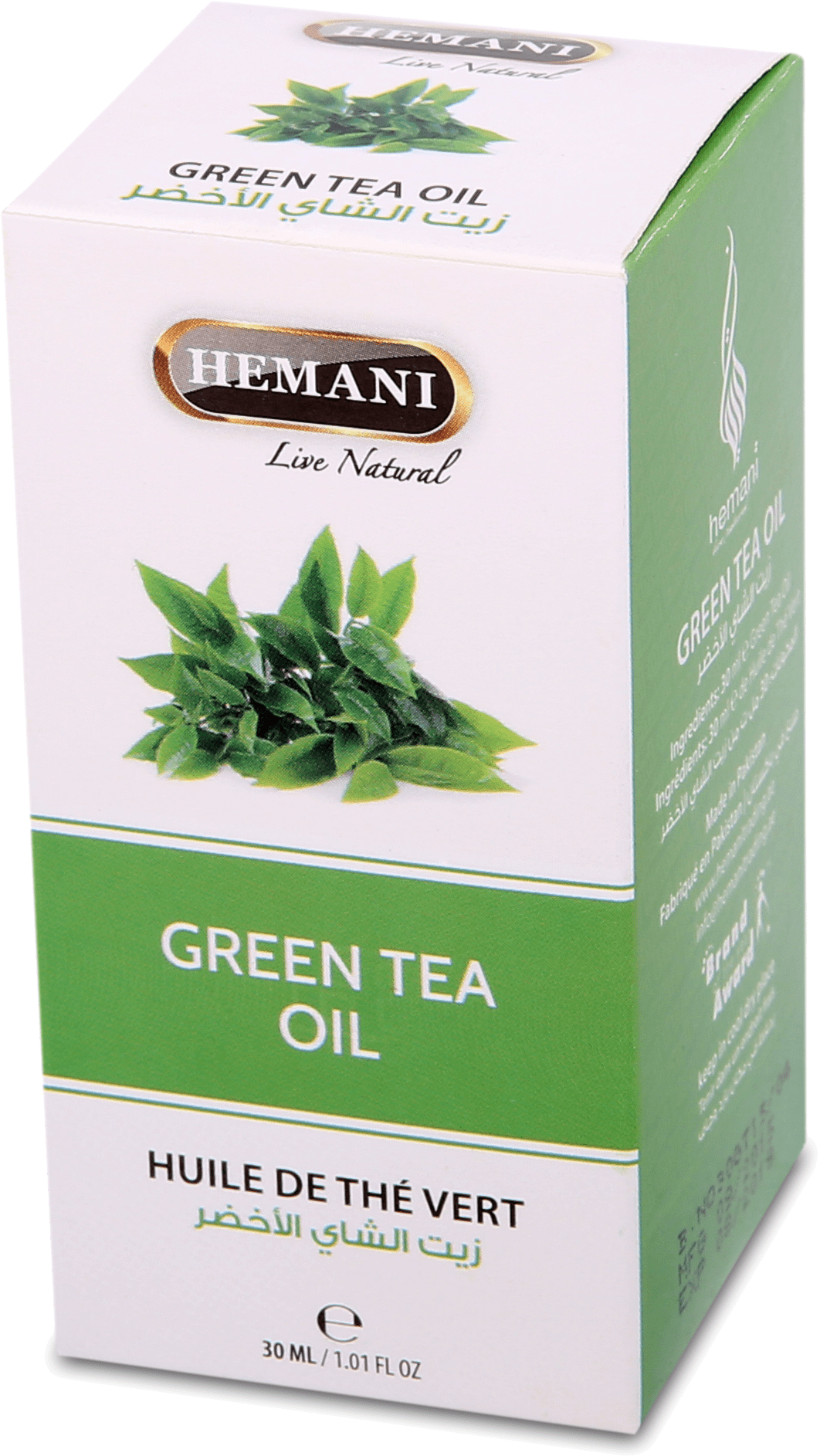 Herbal Oil - 30ml - Green Tea